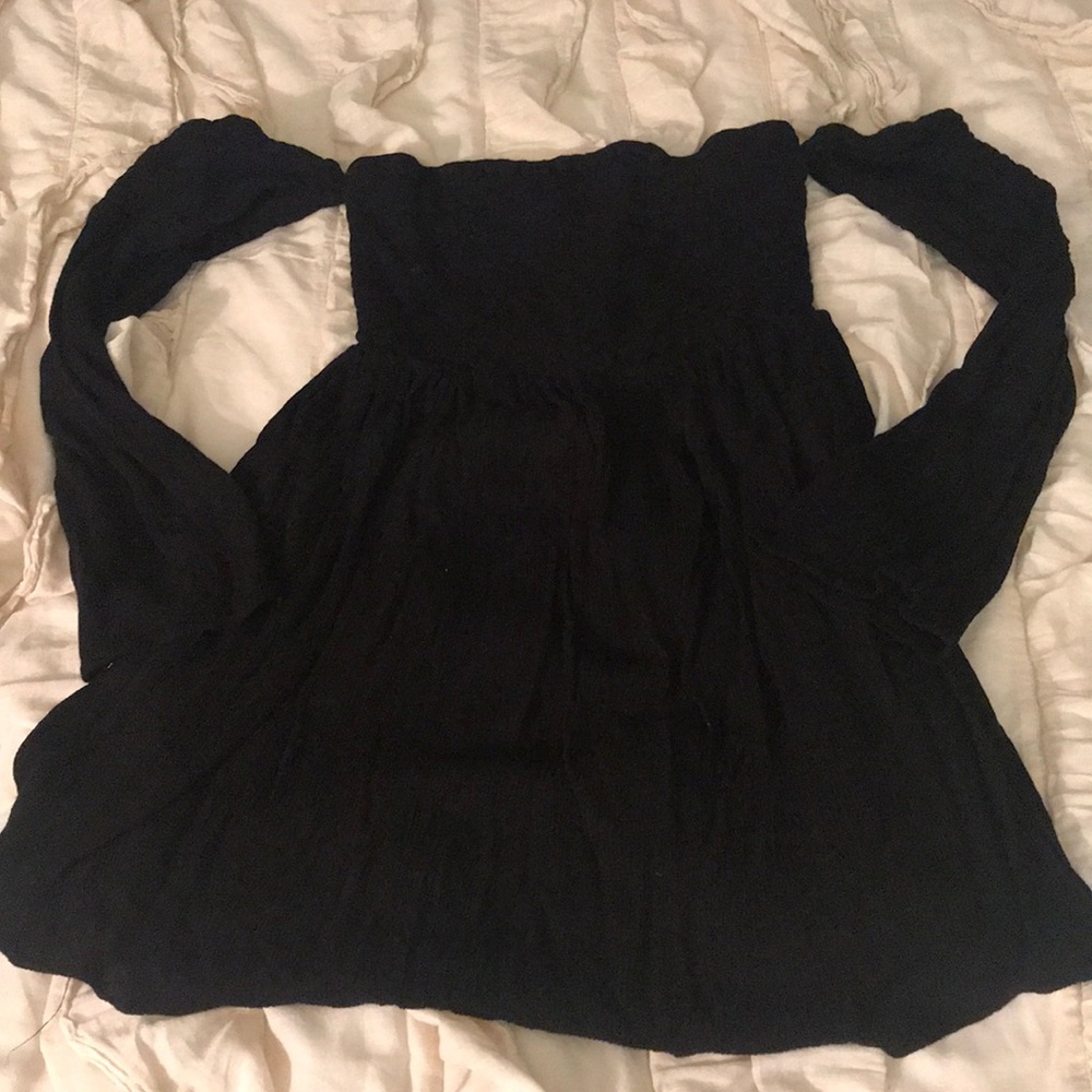 Tobi Black off the shoulder dress